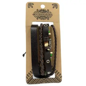 Mens Bracelet Sets – Dark & Handsome (asst) | www.artisangoods.co.uk 3