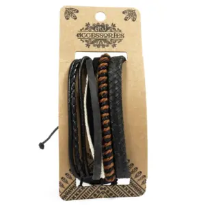 Mens Bracelet Sets – Dark & Handsome (asst) | www.artisangoods.co.uk 2