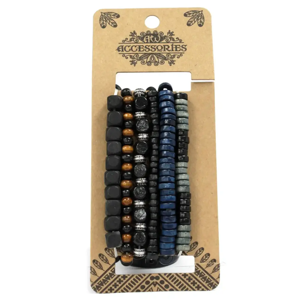 Mens Bracelet Sets – Moody & Blue (asst) | www.artisangoods.co.uk 3 Mens Bracelet Sets – Moody & Blue (asst) | www.artisangoods.co.uk 3