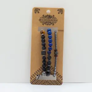 Mens Premium Bracelet Sets – Med Set Blues (asst) | www.artisangoods.co.uk 4