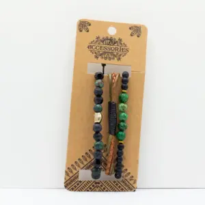 Mens Premium Bracelet Sets – Outdoor Greens (asst) | www.artisangoods.co.uk 2