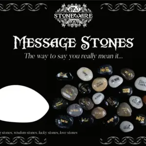 Message Stones Leaflet | www.artisangoods.co.uk