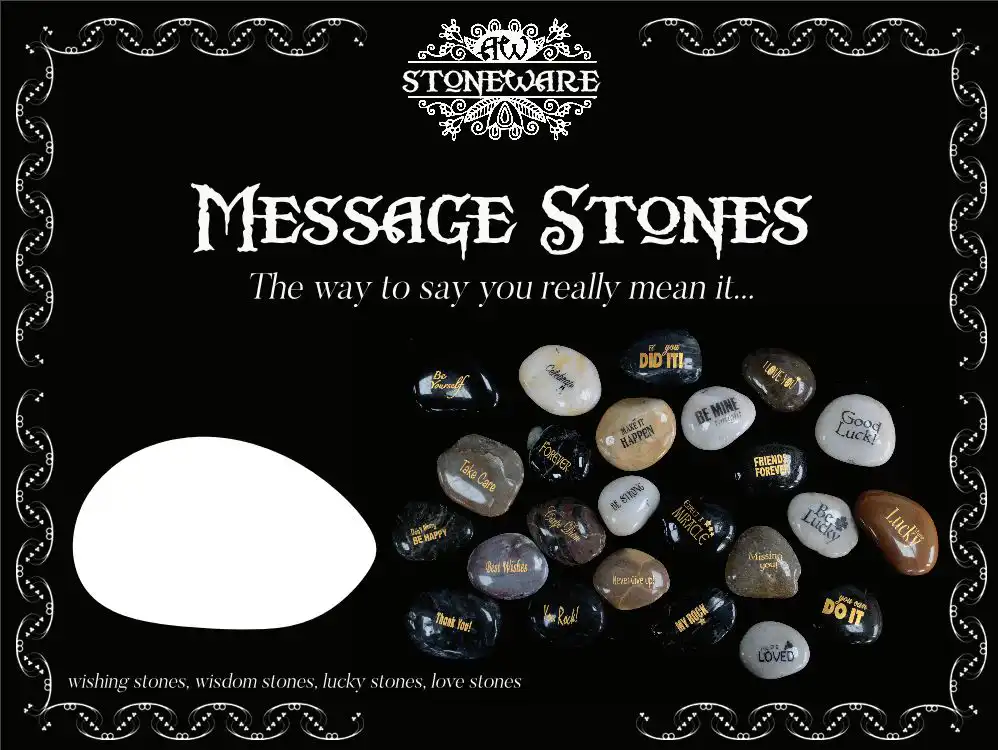 Message Stones Leaflet | www.artisangoods.co.uk 2 Message Stones Leaflet | www.artisangoods.co.uk