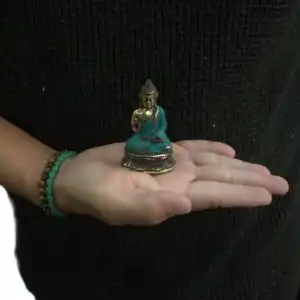 Mini Hand Up Sitting Buddha | www.artisangoods.co.uk 1