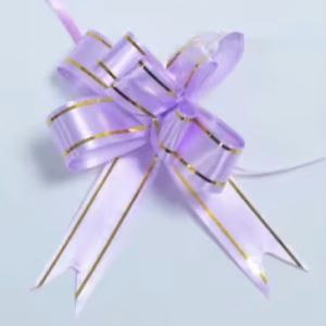 Mini Pull Bows – Lavender (packs of 10) | www.artisangoods.co.uk