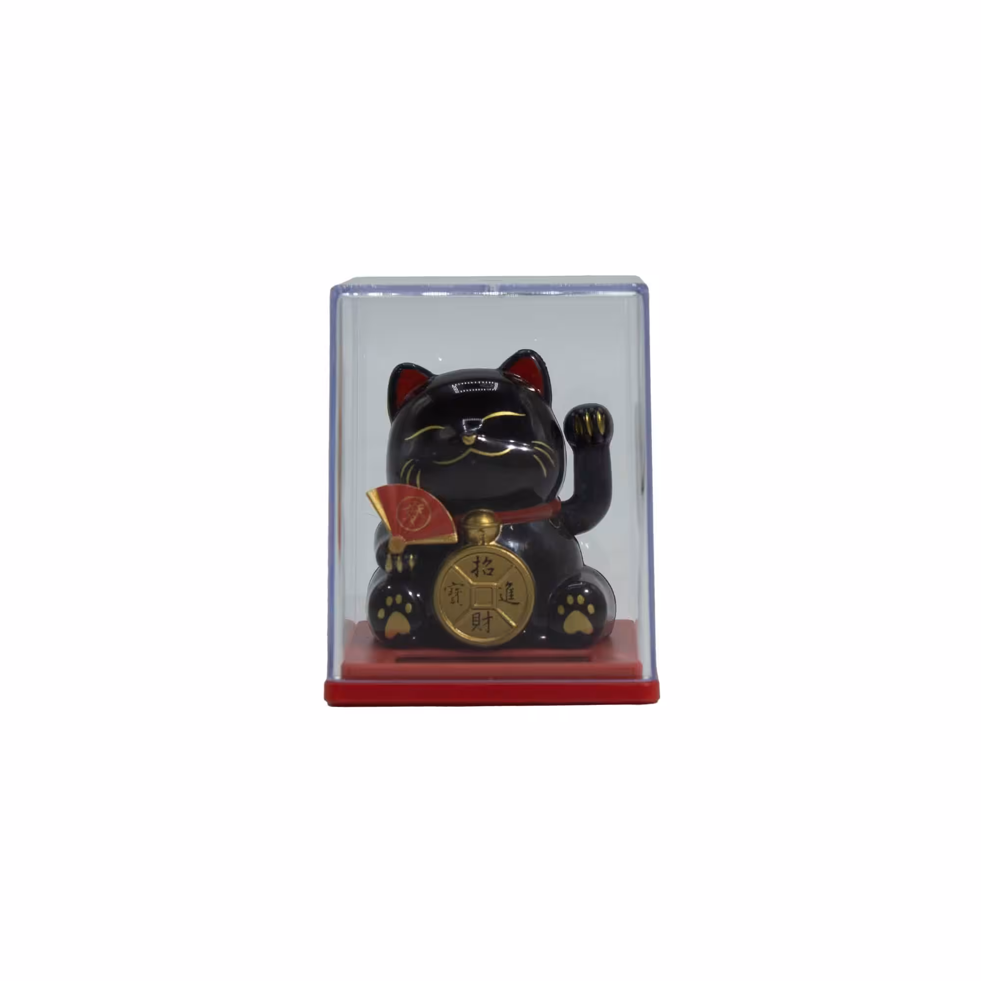 Mini Solar Powered Money Cat in Box – Black | www.artisangoods.co.uk 3 Mini Solar Powered Money Cat in Box – Black | www.artisangoods.co.uk 2