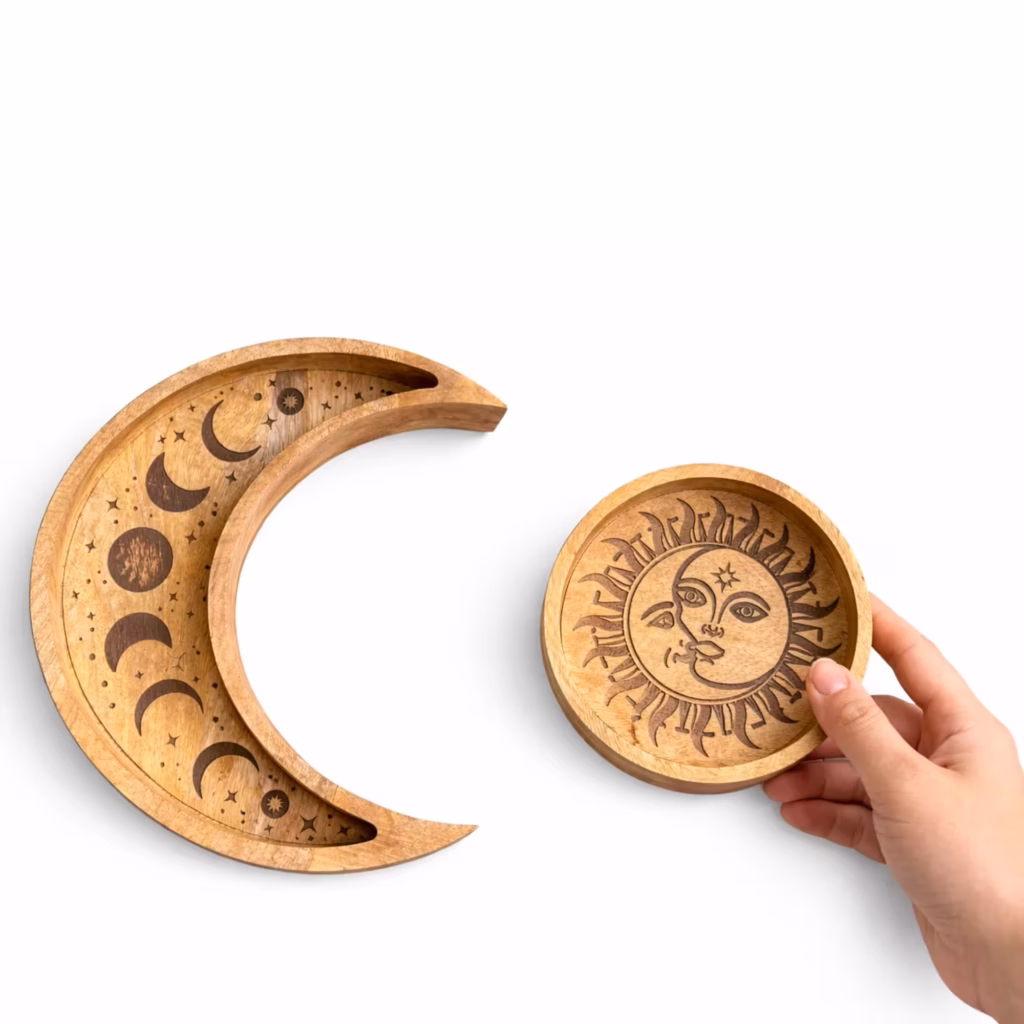 Moon Shaped Round Tray S/2 | www.artisangoods.co.uk 2 Moon Shaped Round Tray S/2 | www.artisangoods.co.uk 2