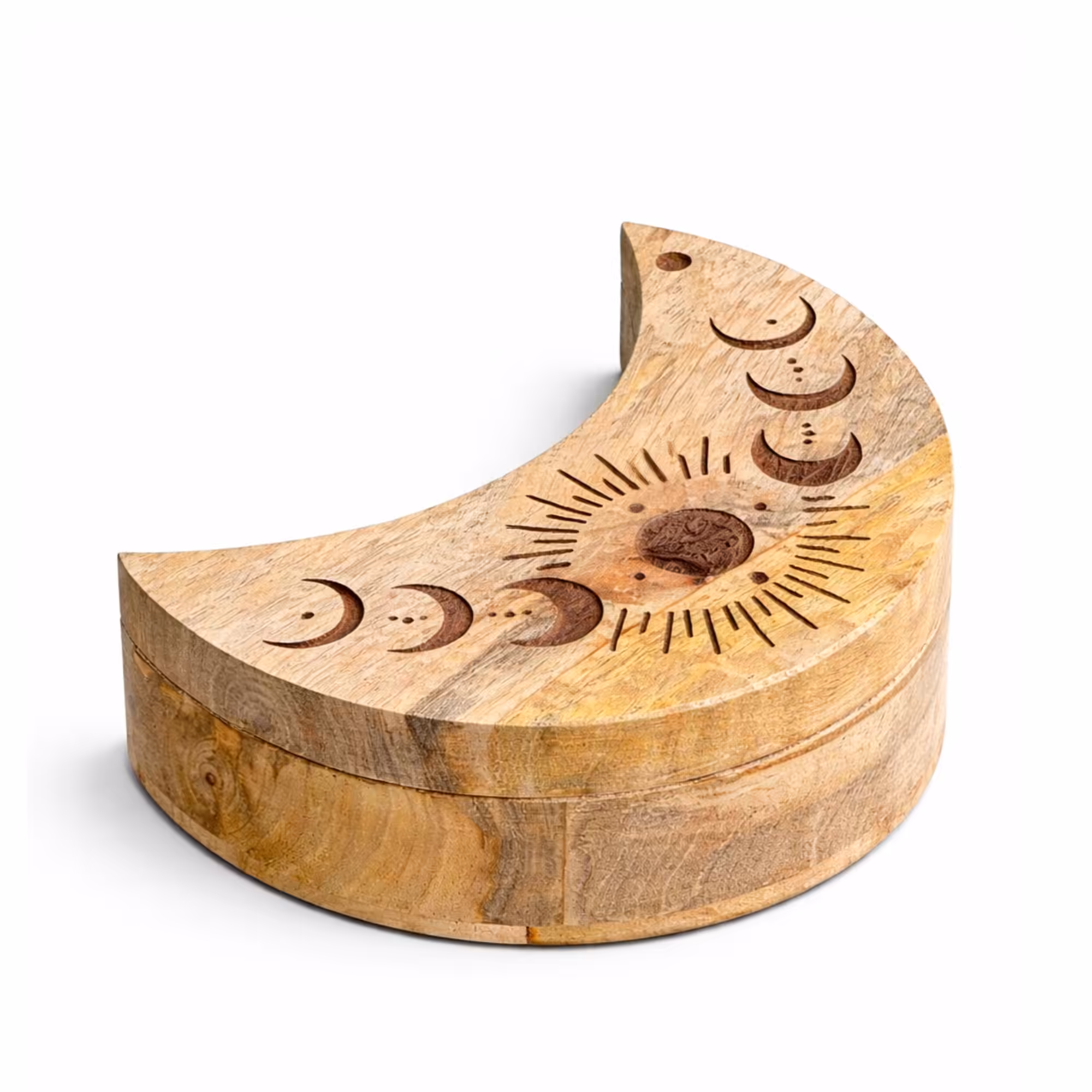 Moon Shaped Sliding Box | www.artisangoods.co.uk 3 Moon Shaped Sliding Box - Image 2
