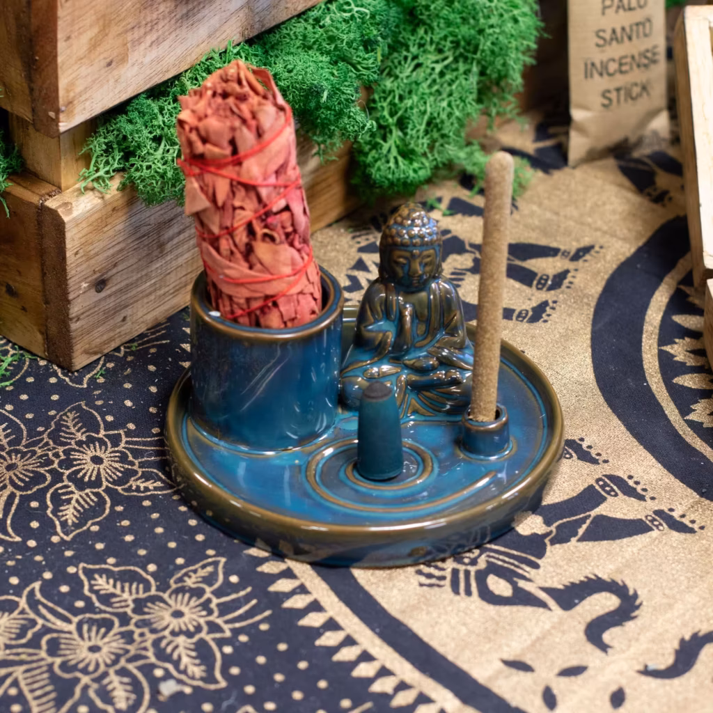 Multi Purpose Buddha Incense Plate – Ceramic Blue | www.artisangoods.co.uk 8 Multi Purpose Buddha Incense Plate – Ceramic Blue | www.artisangoods.co.uk 8