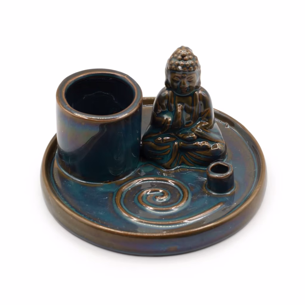 Multi Purpose Buddha Incense Plate – Ceramic Blue | www.artisangoods.co.uk 6 Multi Purpose Buddha Incense Plate – Ceramic Blue | www.artisangoods.co.uk 6