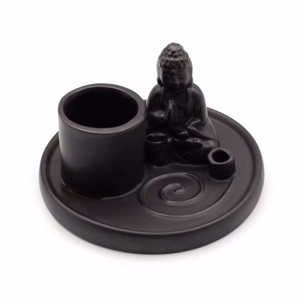 Multi Purpose Buddha Incense Plate – Ceramic Matt Black | www.artisangoods.co.uk 6 Multi Purpose Buddha Incense Plate – Ceramic Matt Black | www.artisangoods.co.uk 6