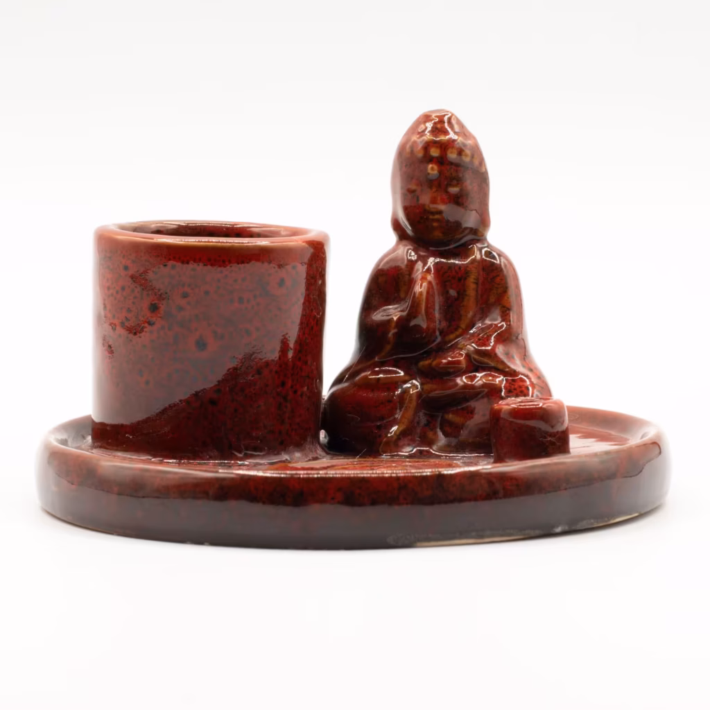 Multi Purpose Buddha Incense Plate – Ceramic Soft Red | www.artisangoods.co.uk 5 Multi Purpose Buddha Incense Plate – Ceramic Soft Red | www.artisangoods.co.uk 5
