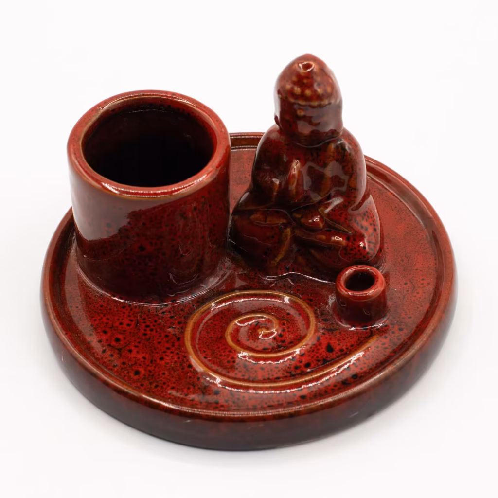 Multi Purpose Buddha Incense Plate – Ceramic Soft Red | www.artisangoods.co.uk 4 Multi Purpose Buddha Incense Plate – Ceramic Soft Red | www.artisangoods.co.uk 4