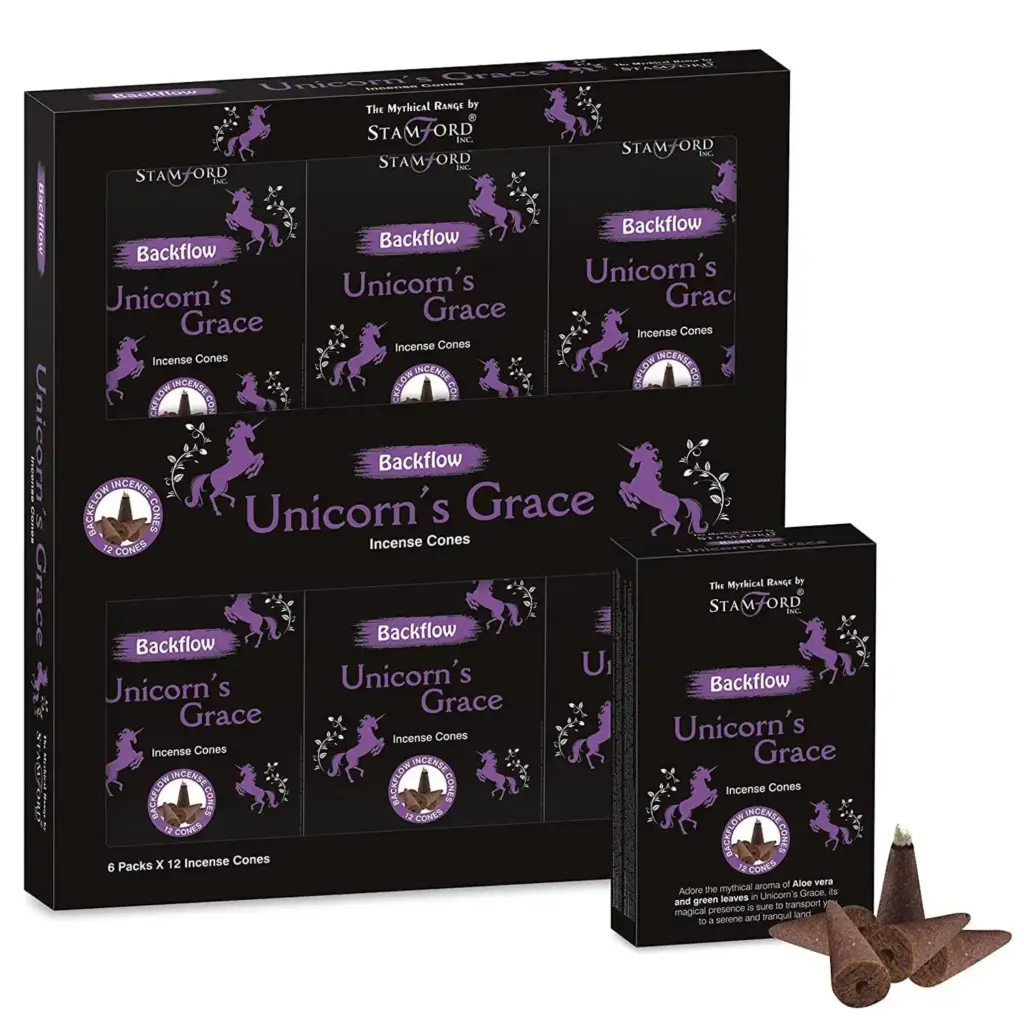 Mythical Backflow Cones – Unicorn Grace | www.artisangoods.co.uk 2