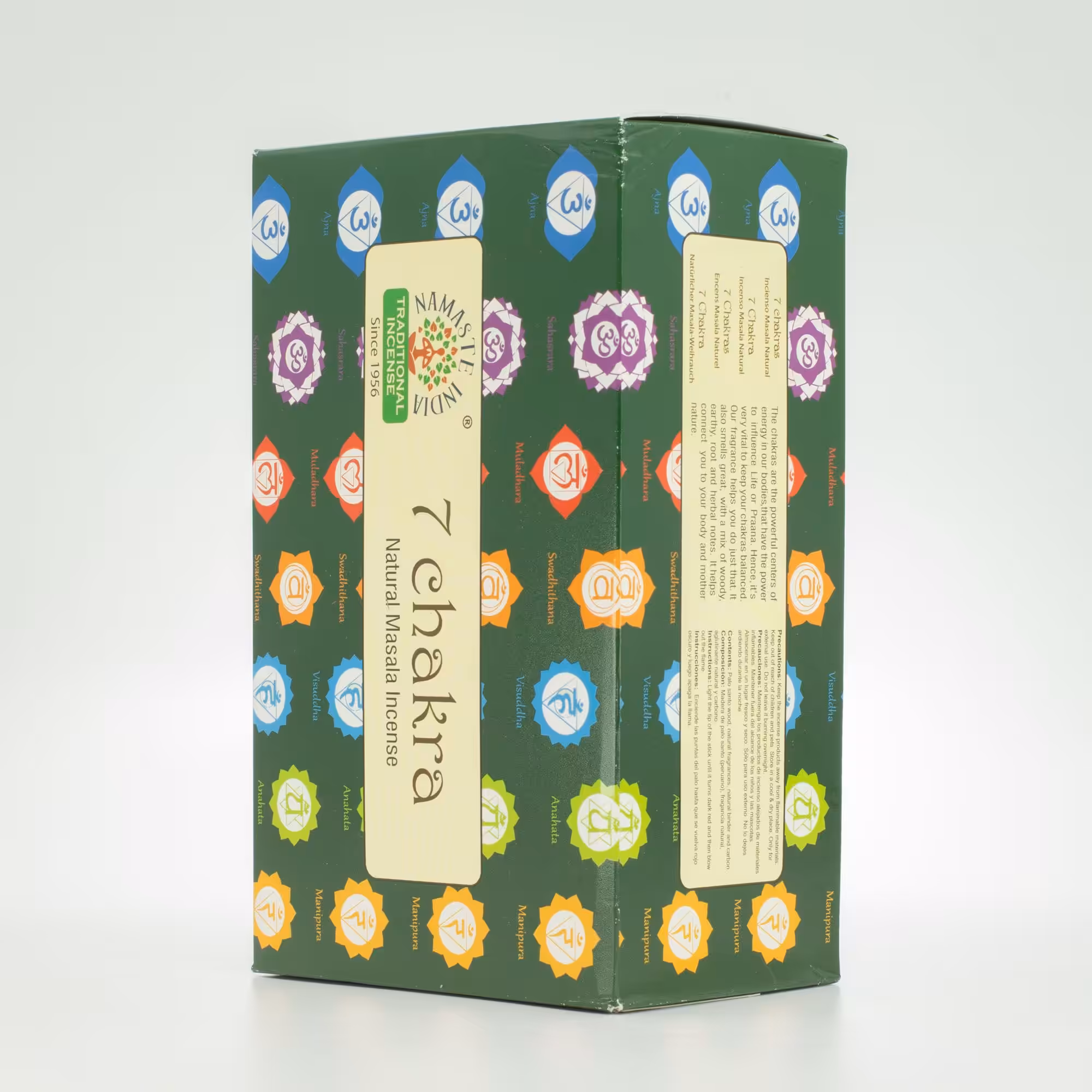 Namaste Mandala Masala Incense – 7 Chakra | www.artisangoods.co.uk 7 Namaste Mandala Masala Incense - 7 Chakra - Image 6