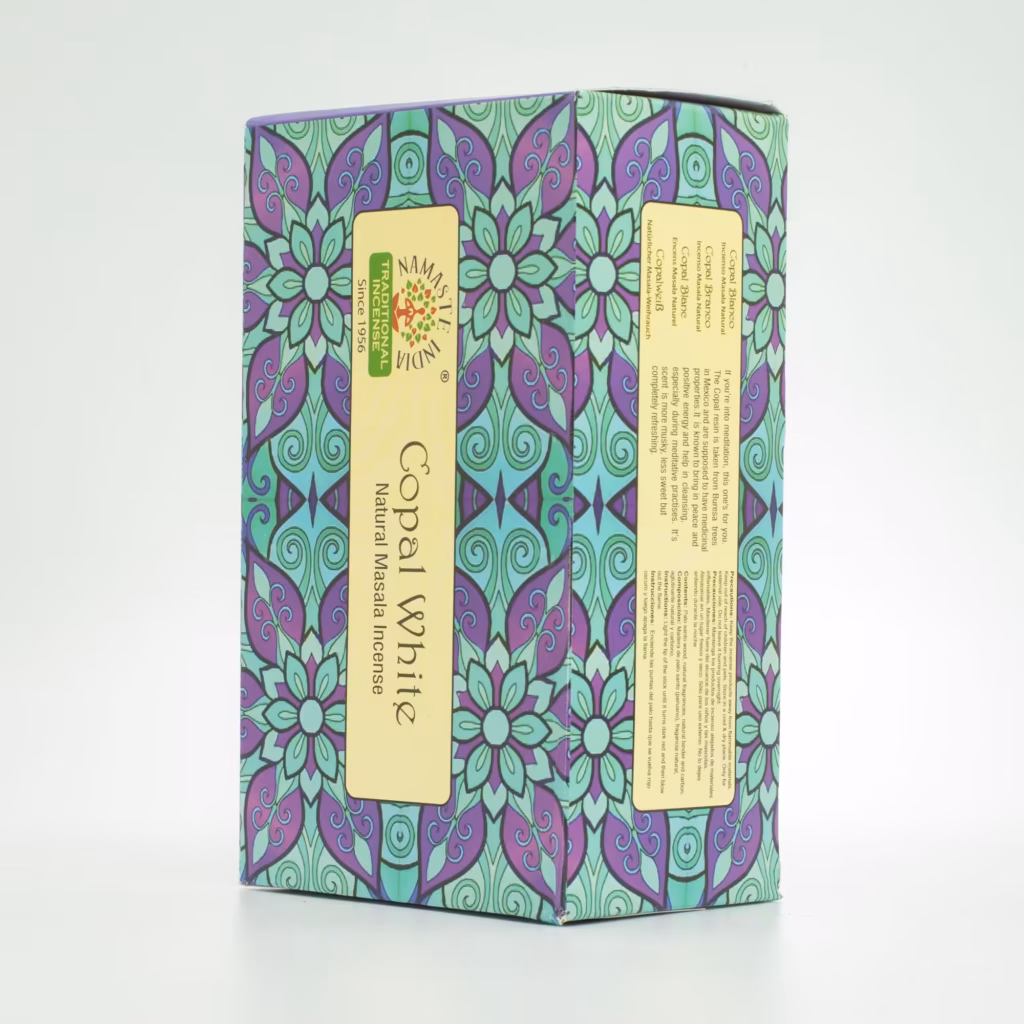 Namaste Mandala Masala Incense – Copal White | www.artisangoods.co.uk