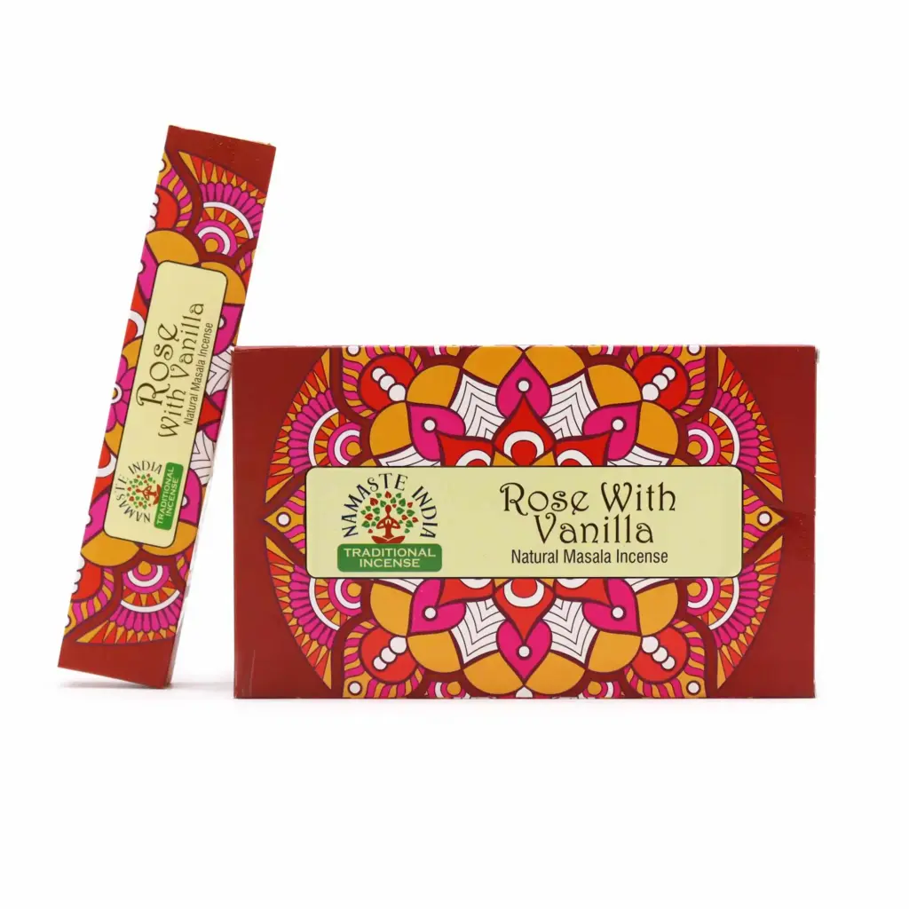 Namaste Mandala Masala Incense – Rose With Vanilla | www.artisangoods.co.uk 3