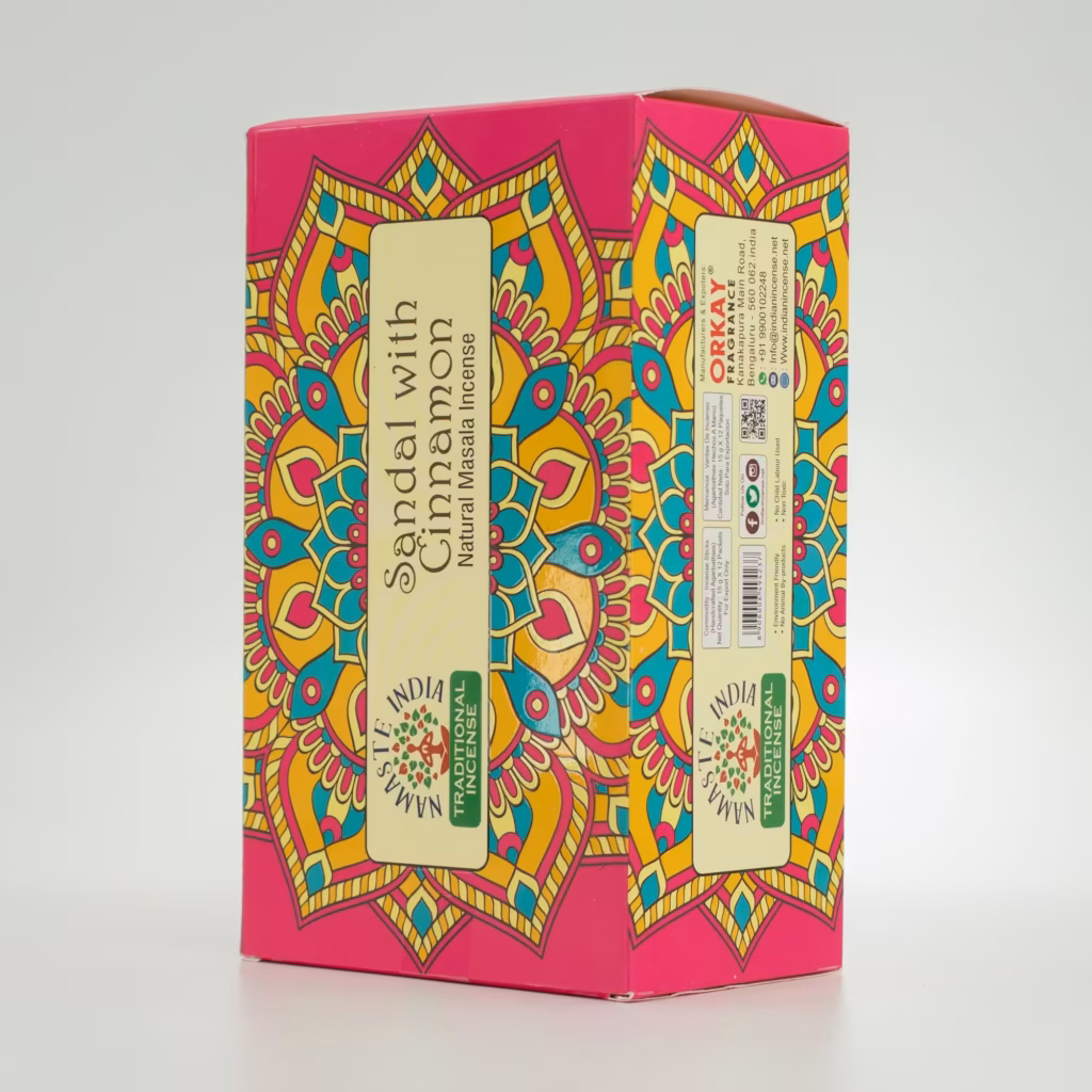Namaste Mandala Masala Incense – Sandal with Cinnamon | www.artisangoods.co.uk 6