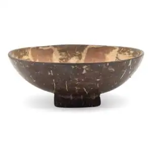 Natural Coconut Soap Dish - Round - 11cm