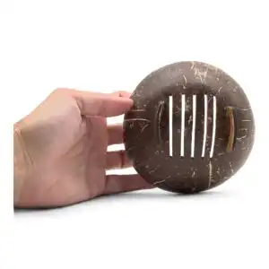 Natural Coconut Soap Dish - Round - 11cm