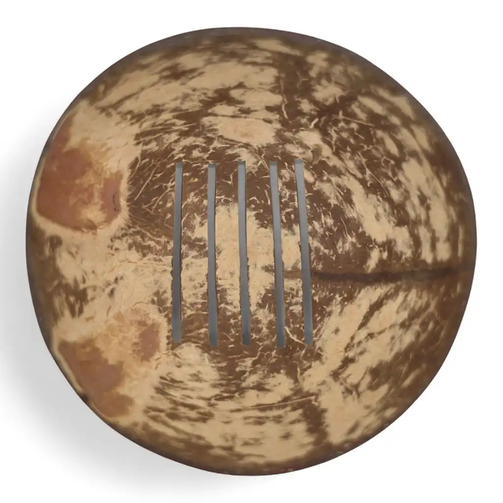 Natural Coconut Soap Dish - Round - 11cm