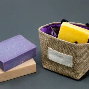 Natural Jute Cotton Gift Bag – Lavender Lining – Small | www.artisangoods.co.uk 4