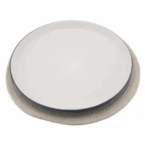 Natural Place Mat – Jute & Cotton 30cm – Ivory Border | www.artisangoods.co.uk 2
