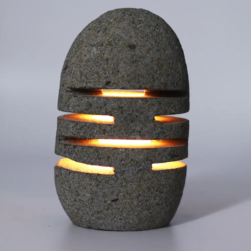 Natural Riverstone Candle Holder – Standing Stone Cut | www.artisangoods.co.uk 4 Natural Riverstone Candle Holder – Standing Stone Cut | www.artisangoods.co.uk 4
