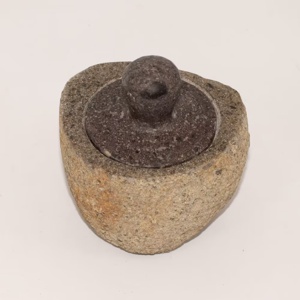 Natural Riverstone Grounding Pot -Medium (aprox 12x8cm) | www.artisangoods.co.uk