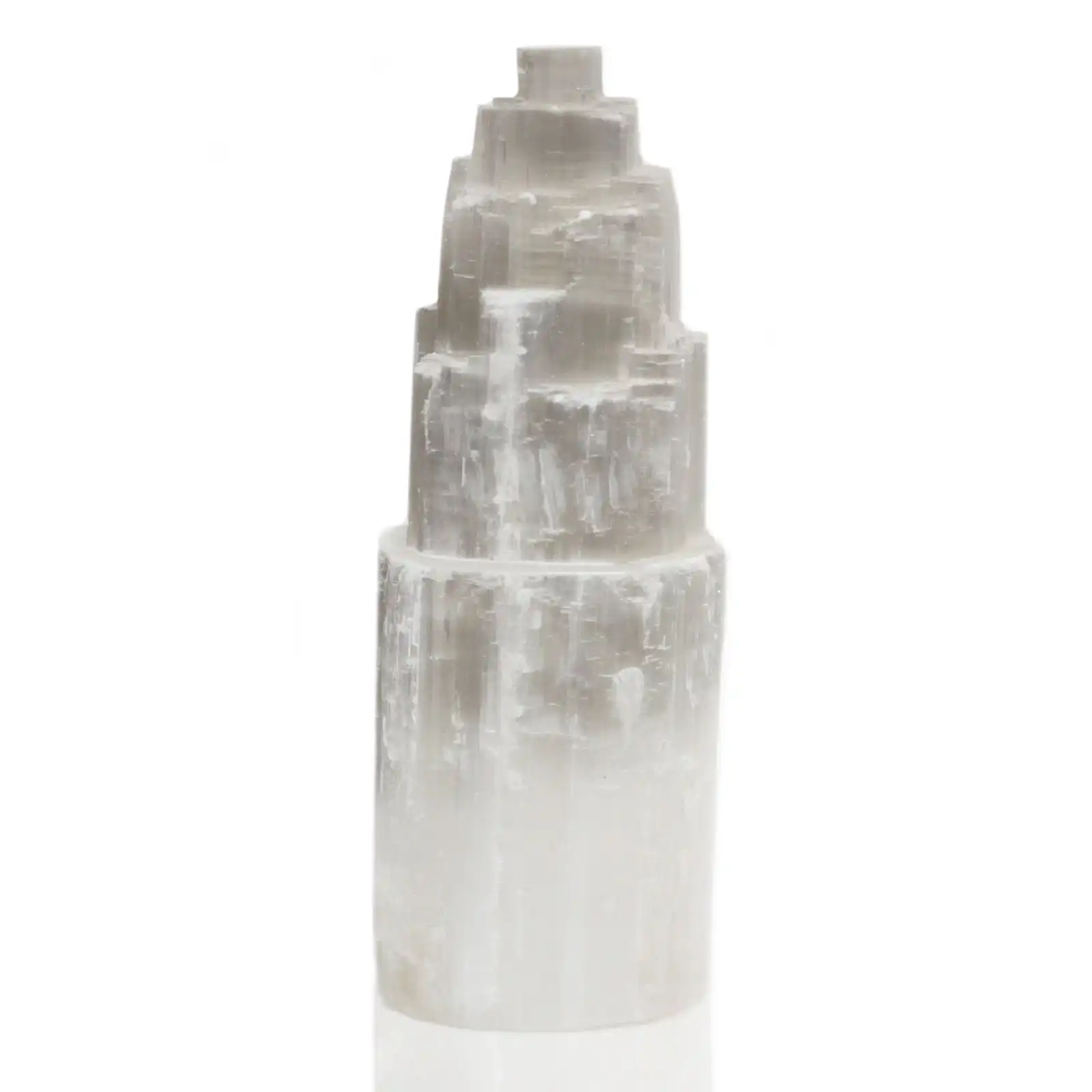 Natural Selenite Tower Lamp – 25 cm | www.artisangoods.co.uk 2 Natural Selenite Tower Lamp - 25 cm