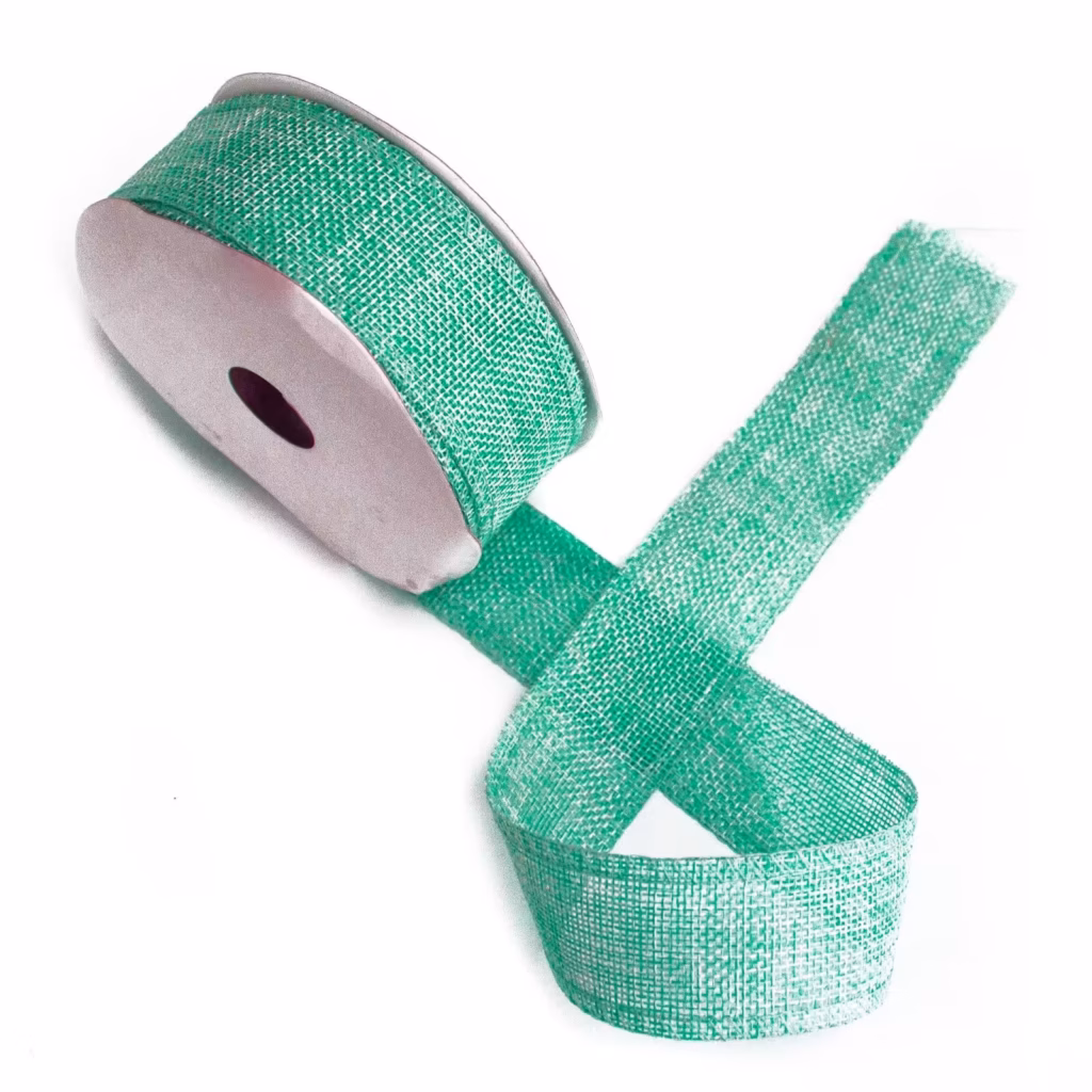 Natural Texture Ribbon 38mm x 20m – Aqua | www.artisangoods.co.uk Natural Texture Ribbon 38mm x 20m – Aqua | www.artisangoods.co.uk