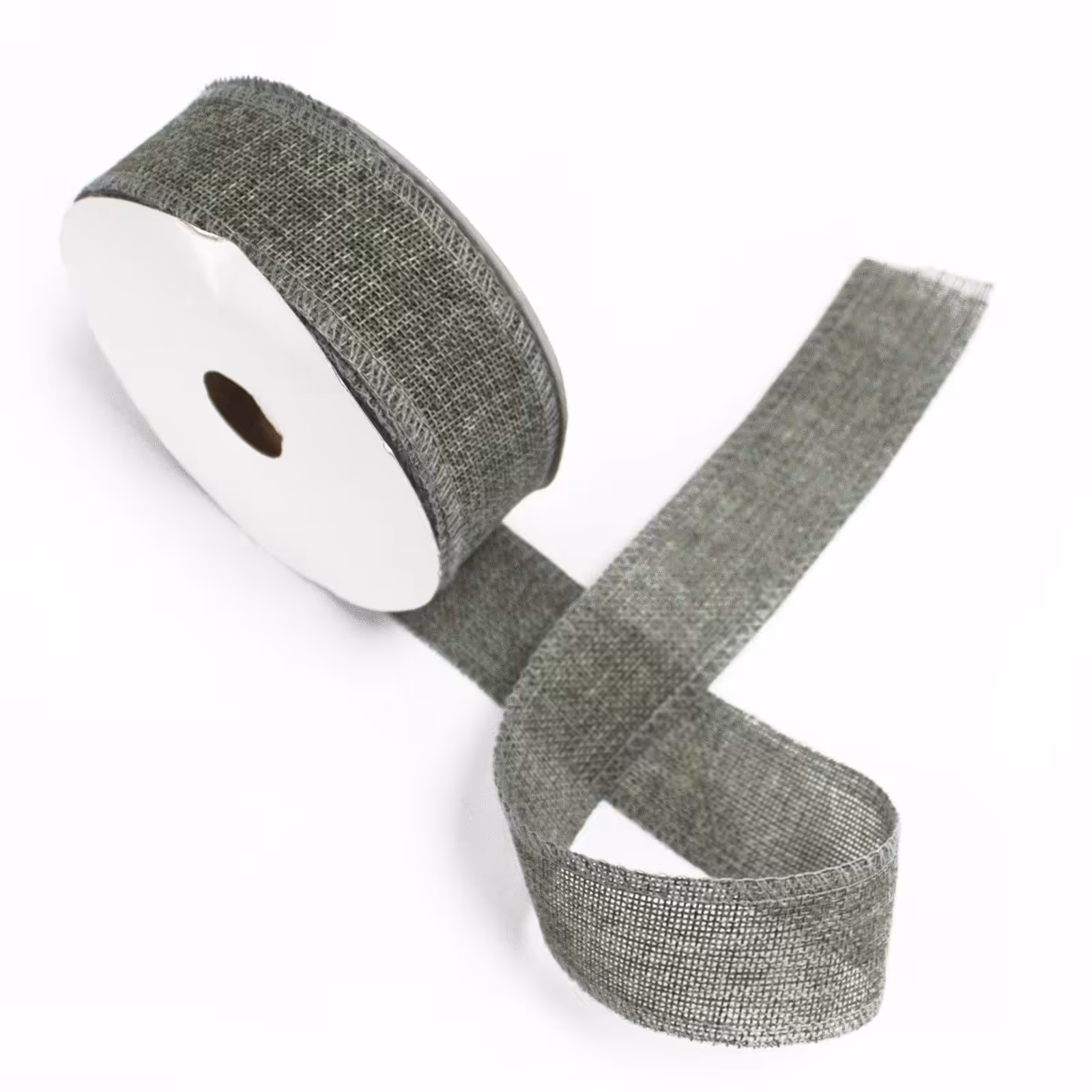 Natural Texture Ribbon 38mm x 20m – Charcoal | www.artisangoods.co.uk 2 Natural Texture Ribbon 38mm x 20m - Charcoal