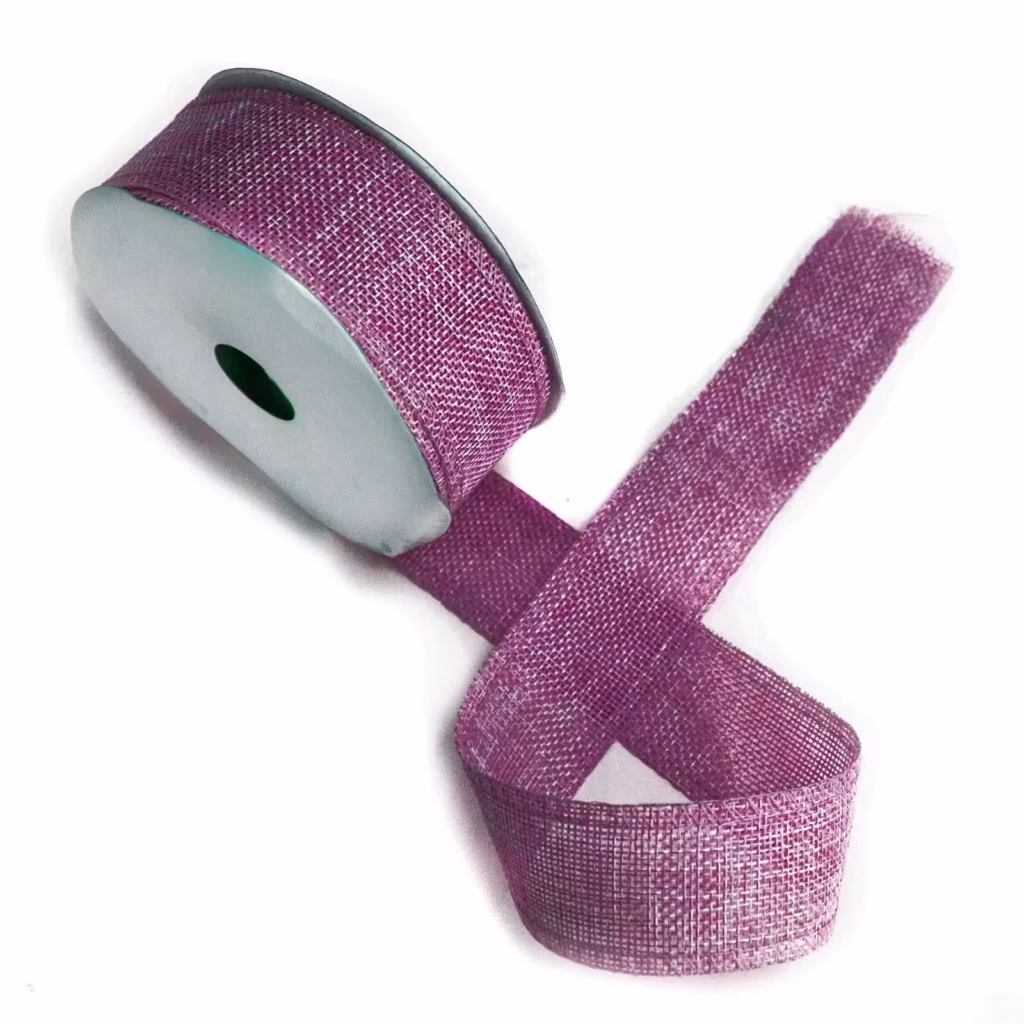 Natural Texture Ribbon 38mm x 20m – French Lavender | www.artisangoods.co.uk Natural Texture Ribbon 38mm x 20m – French Lavender | www.artisangoods.co.uk