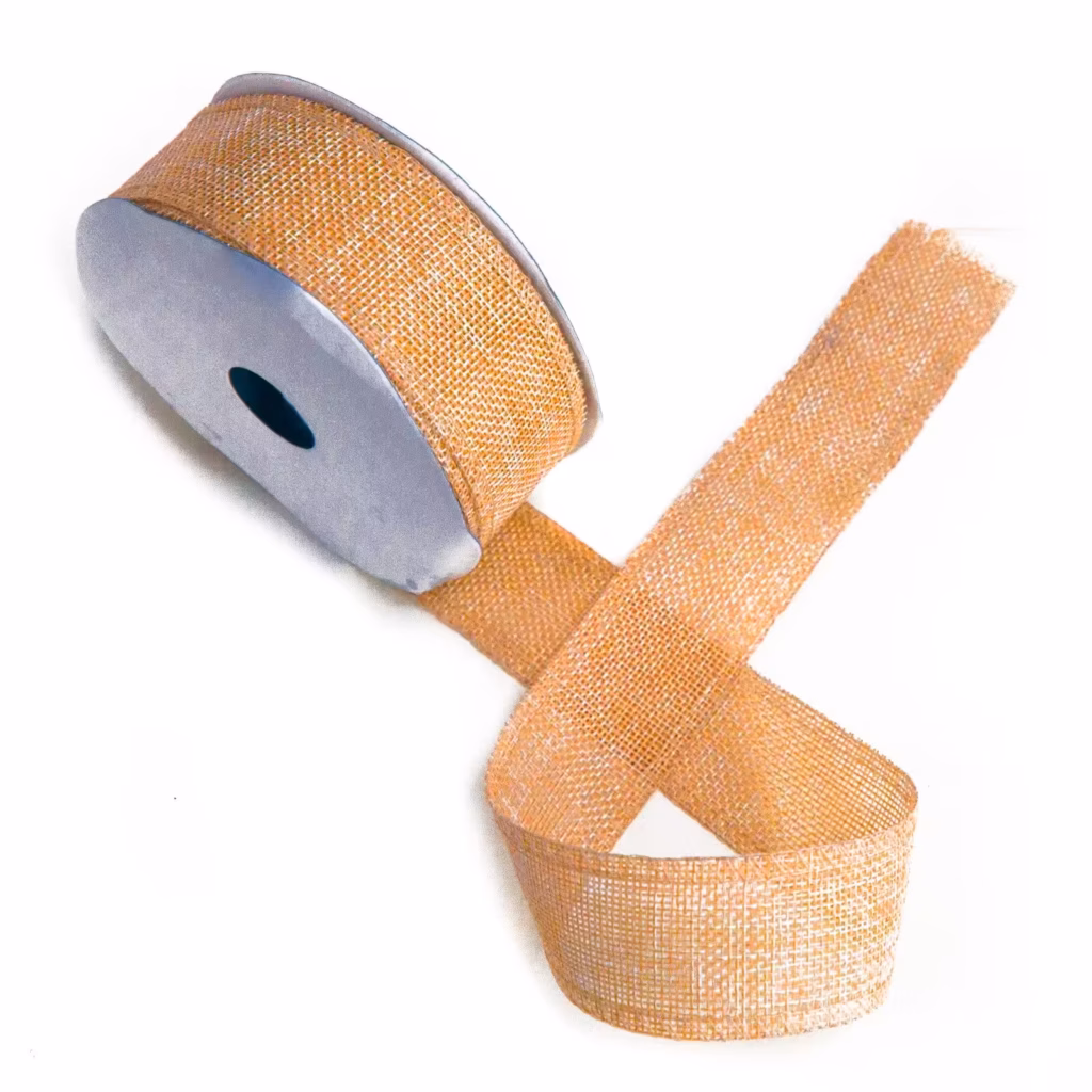 Natural Texture Ribbon 38mm x 20m – Vintage Orange | www.artisangoods.co.uk Natural Texture Ribbon 38mm x 20m – Vintage Orange | www.artisangoods.co.uk