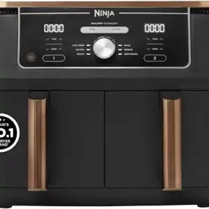 Ninja Foodi MAX Dual Zone Air Fryer 9.5 L, 6-in-1, Copper/Black
