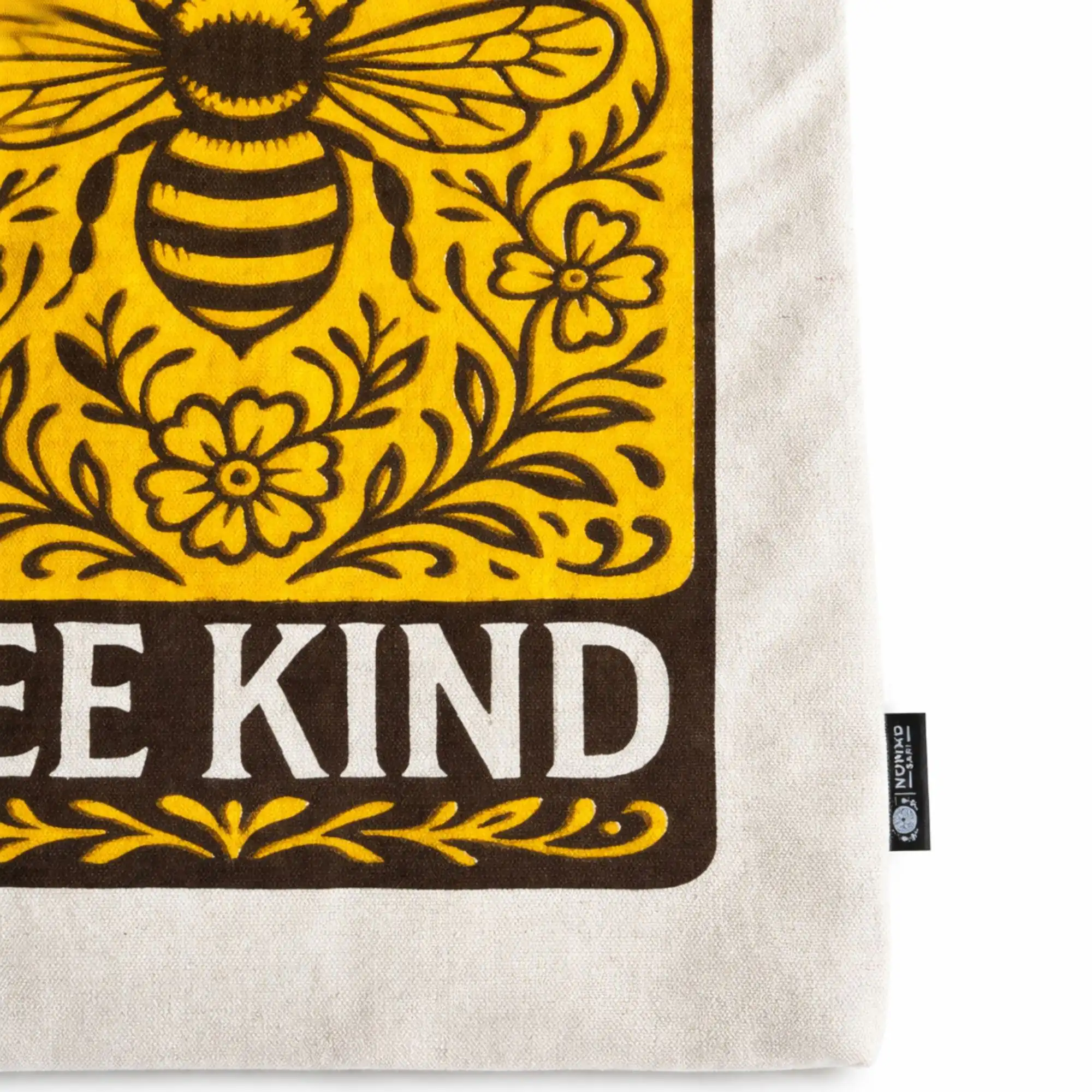 Nomad Sari Iconic Toni Tote Bag - Bee Kind - Natural 10oz