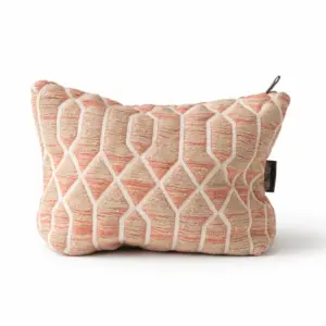 Nomad Sari Indian Jacquard Toiletry Bag - Rose Lattice