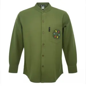 Nomad Sari Kathmandu Shirt - Forest Green - XL