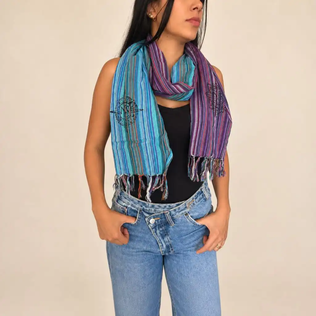 Nomad Sari - Travel Blessing Scarf - 170x50cm - Last Flight Home