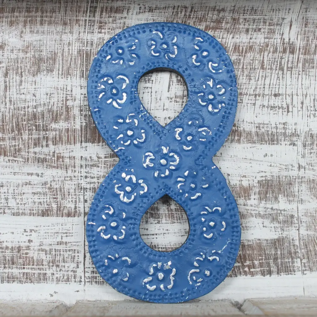 Number “8” – Assorted Colours – 15cm | www.artisangoods.co.uk Number “8” – Assorted Colours – 15cm | www.artisangoods.co.uk