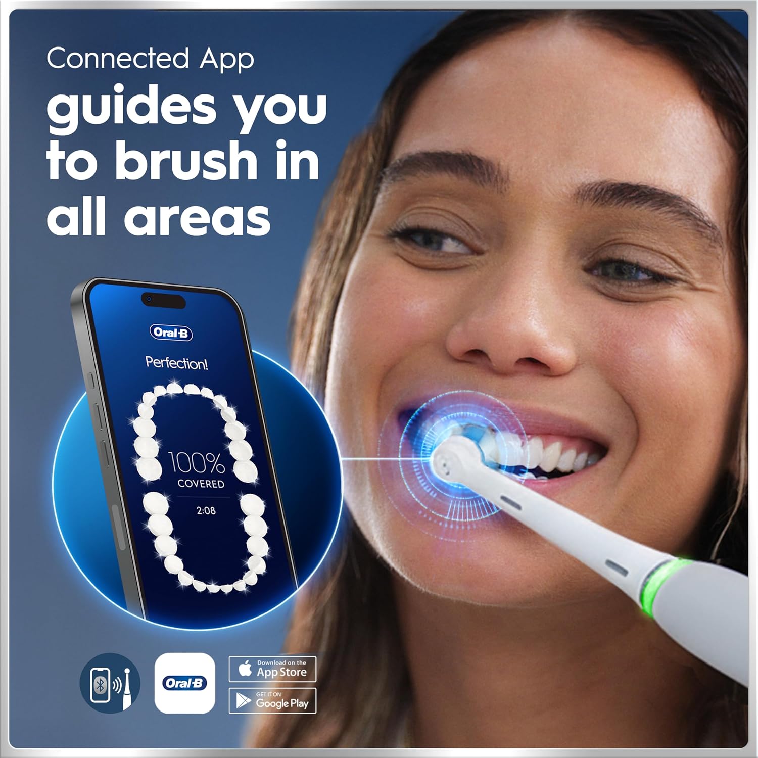 Oral-B iO6 Electric Toothbrush Grey with Travel Case and Spare Head