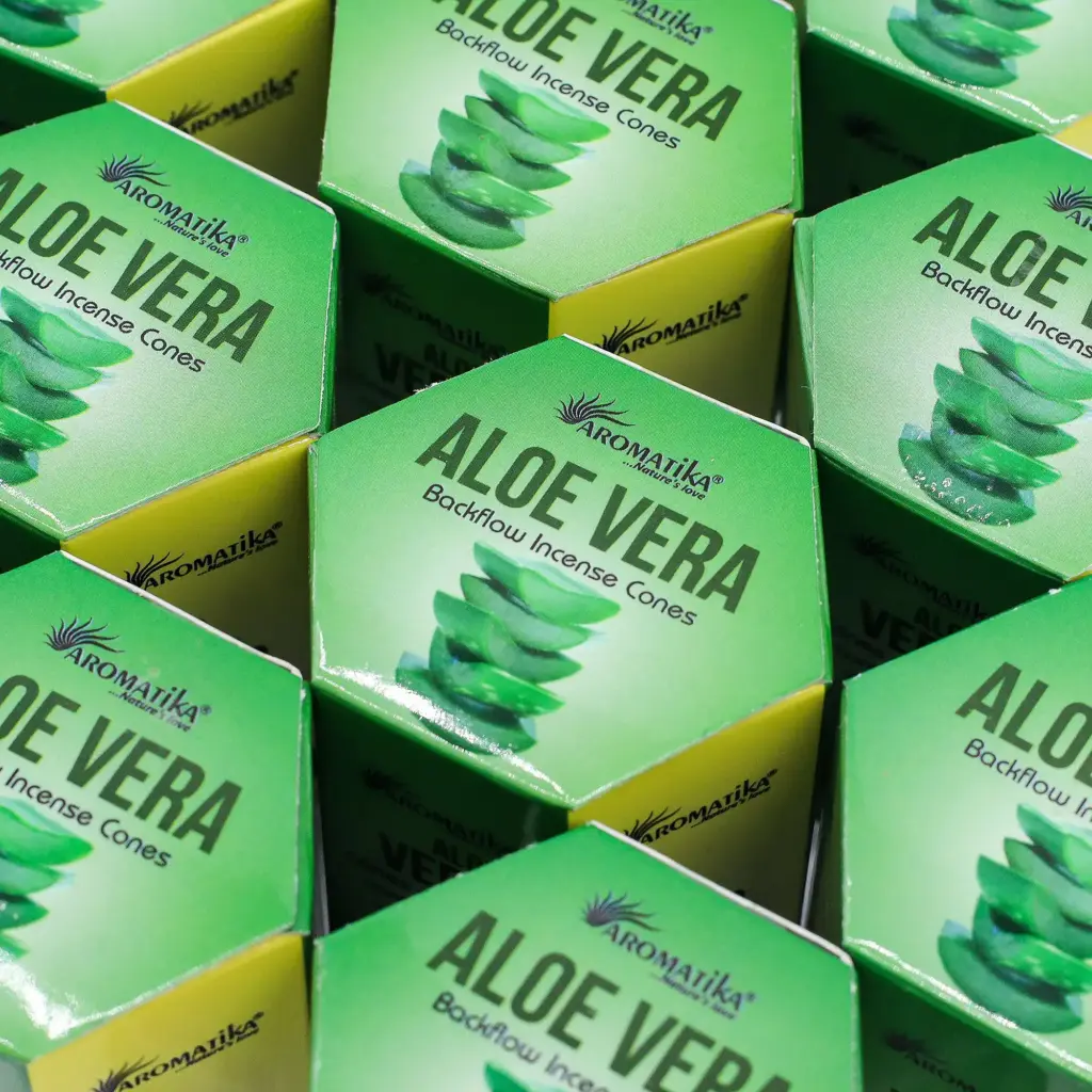 Pack of 10 Masala Backflow Incense – Aloe Vera | www.artisangoods.co.uk 5 Pack of 10 Masala Backflow Incense – Aloe Vera | www.artisangoods.co.uk 5