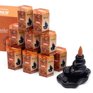 Pack of 10 Masala Backflow Incense – Amber | www.artisangoods.co.uk 3