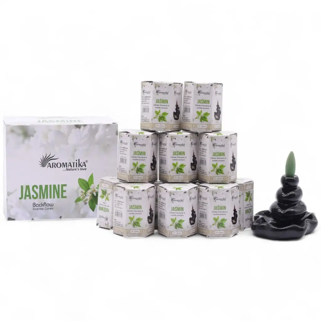 Pack of 10 Masala Backflow Incense – Jasmine | www.artisangoods.co.uk 3