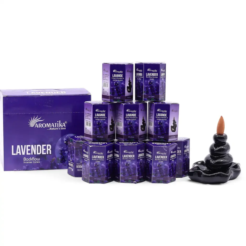 Pack of 10 Masala Backflow Incense – Lavender | www.artisangoods.co.uk 6