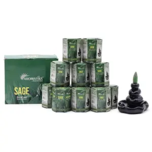 Pack of 10 Masala Backflow Incense – Sage | www.artisangoods.co.uk 7
