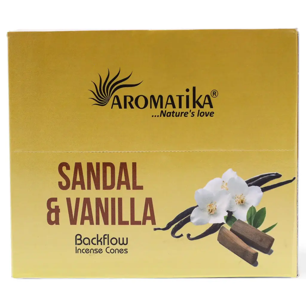 Pack of 10 Masala Backflow Incense – Sandalwood & Vanilla | www.artisangoods.co.uk 3 Pack of 10 Masala Backflow Incense – Sandalwood & Vanilla | www.artisangoods.co.uk 3