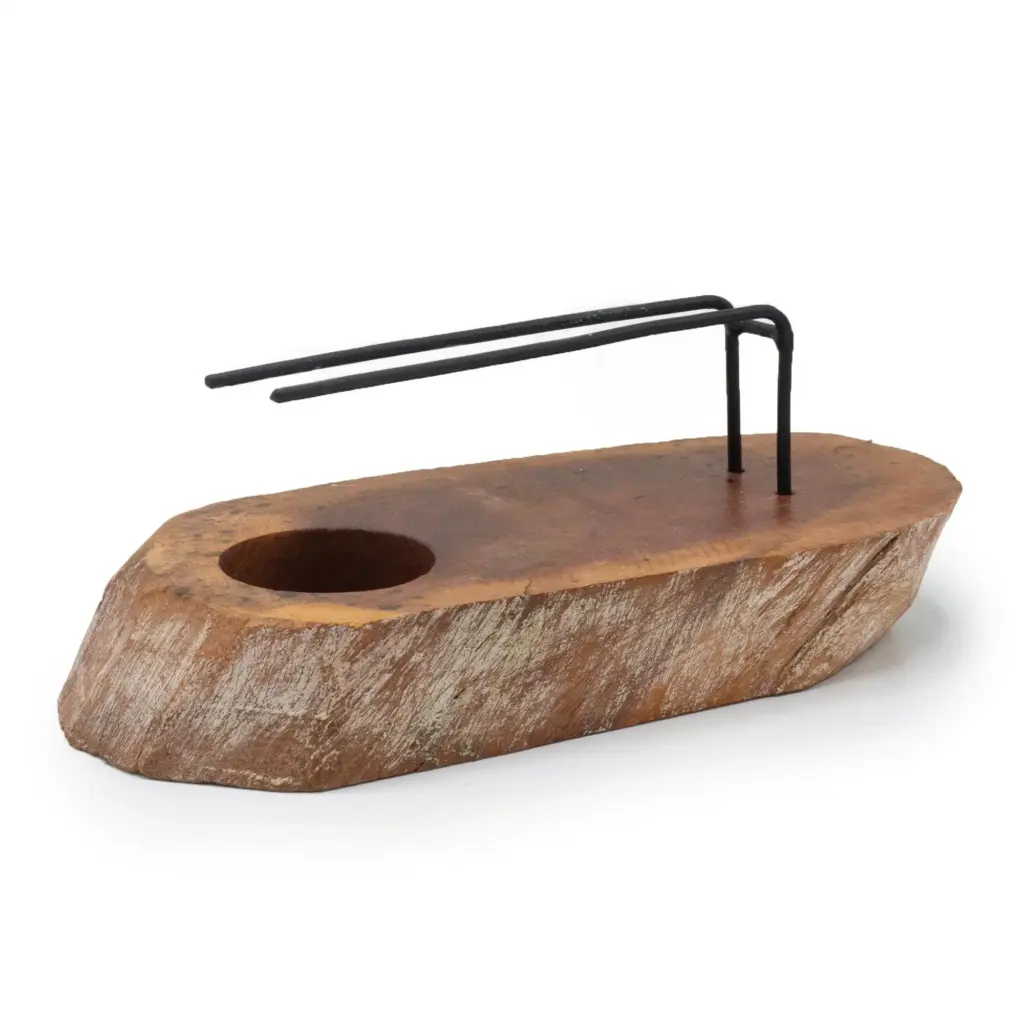 Palo Santo Heater – Whitewash Gamel Wood | www.artisangoods.co.uk