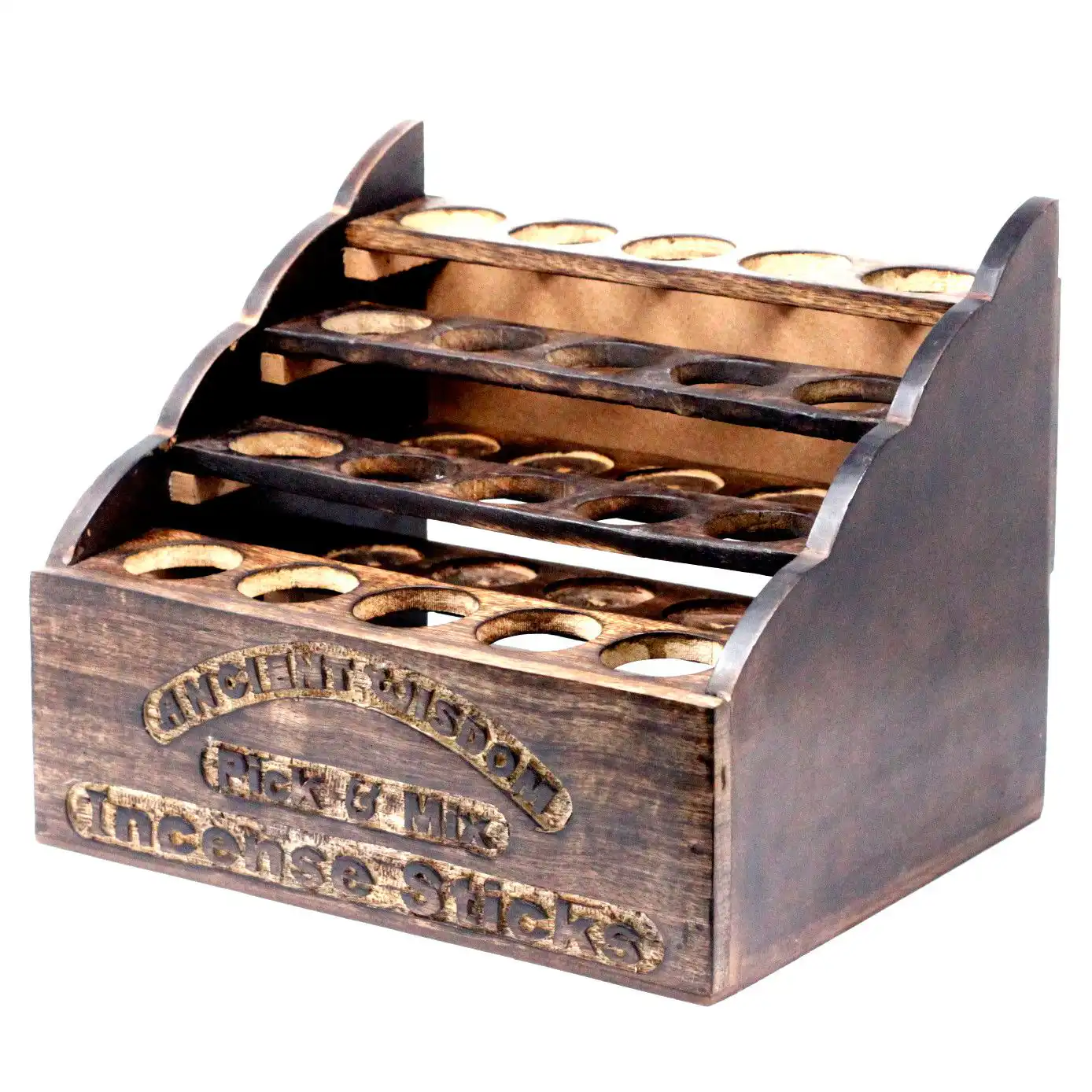 P&M Incense Mango Wood Display Stand | www.artisangoods.co.uk 2 P&M Incense Mango Wood Display Stand | www.artisangoods.co.uk 1