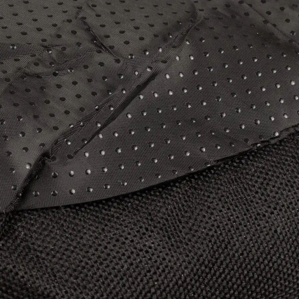 PAW Bed – Large Royal Crown – Black & Grey – 60 × 60 × 26cm